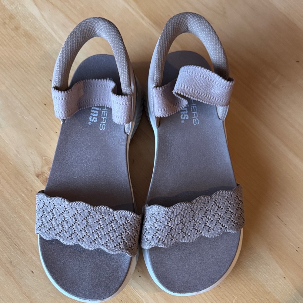 Skechers Kids' White Sandals